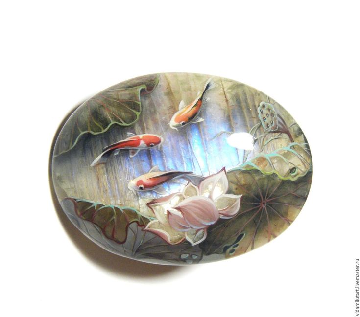 Рисование на камнях рыбки: Рисунки на камнях "Рыбки"