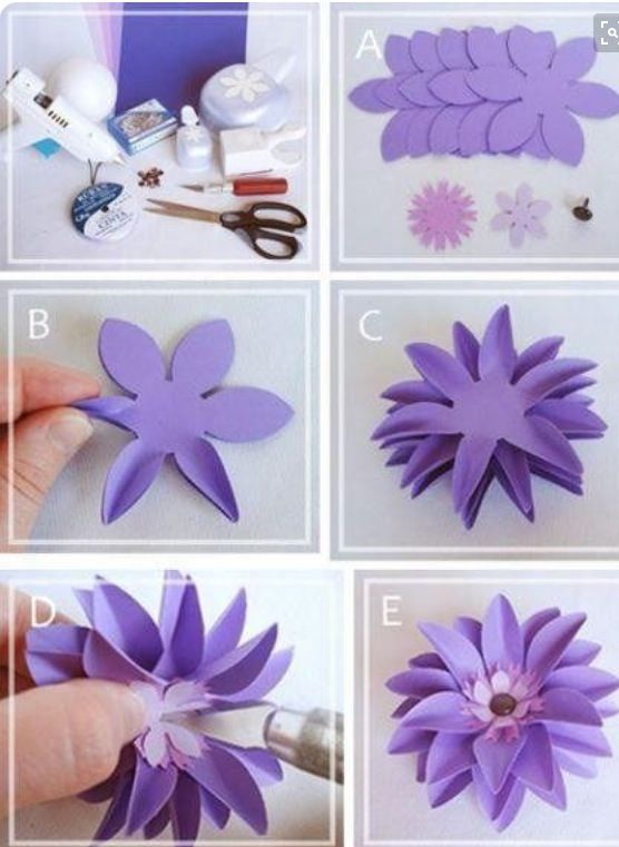 Как сделать цветы из цветной бумаги своими руками: Цветы из бумаги своими руками: схемы и шаблоны