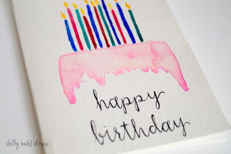 Идеи для открыток на день рождения: Прикольные идеи для открыток - 72 фото