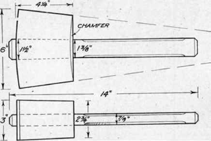 Чертеж киянки: Как сделать деревянную киянку (чертеж и видео-инструкция)