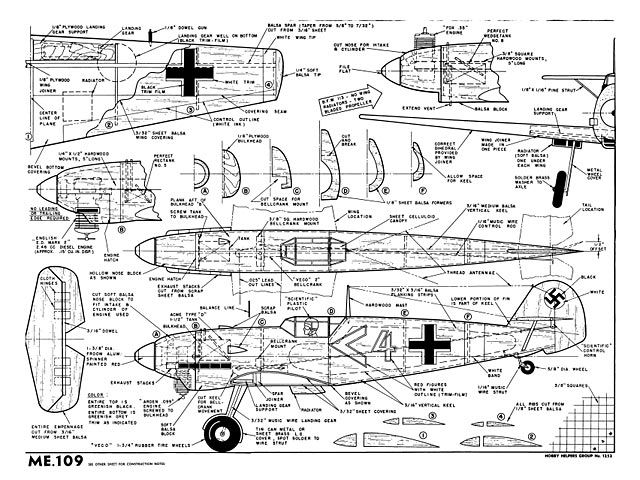 Чертежи ме 109 из бумаги: Messerschmitt из бумаги, модели сборные бумажные скачать бесплатно - Производители - Каталог моделей