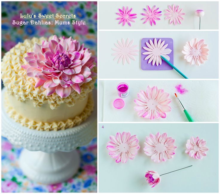Цветы своими руками для торта: Как сделать цветы для торта своими руками