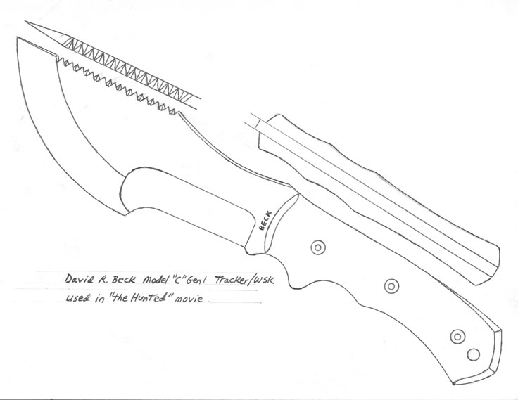 Эскизы ножей для самостоятельного изготовления с размерами: Более 800 чертежей и эскизов ножей