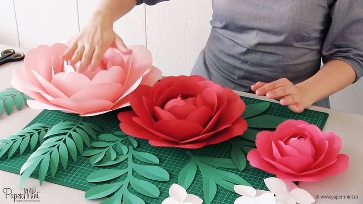 Цветы большие из бумаги видео: Цветы из бумаги. Большие цветы.DIY Giant Paper Flower