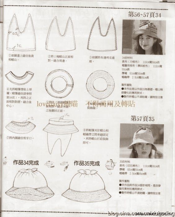 Выкройки осенних шапок для женщин: Выкройка женской шапки из меха | Катюшенька Ру - мир шитья
