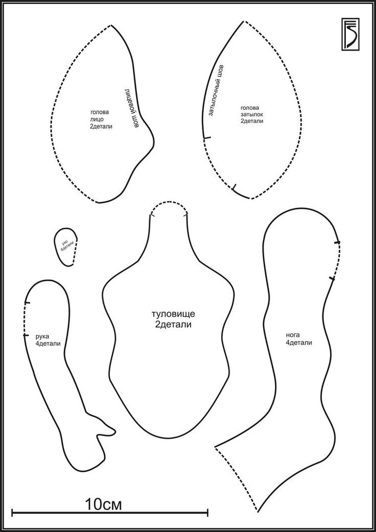 Куклы ручной работы из текстиля выкройки: Выкройки текстильных кукол разных мастеров | all Dolls