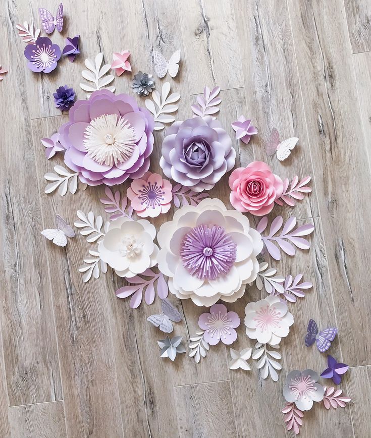 Бумажные цветы для декора стен своими руками: Как сделать цветы на стену из бумаги: идеи, выбор материала, мастер-классы