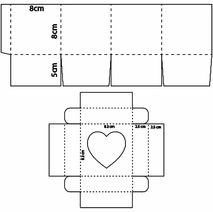 Коробочки для конфет своими руками схемы: делаем из бумаги и из картона