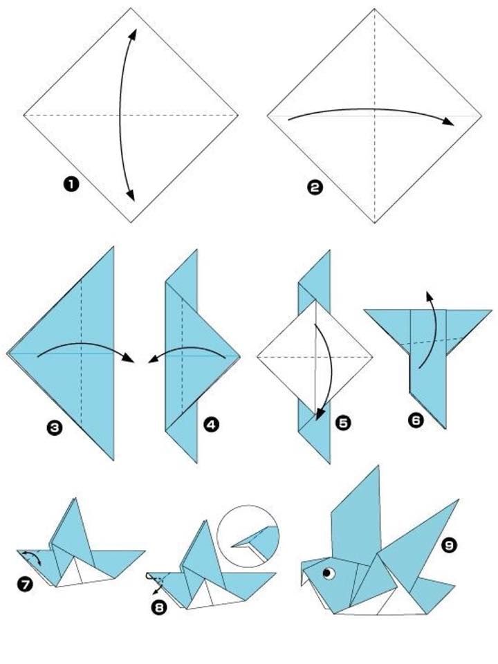 Как собрать оригами: Как сделать из бумаги оригами и другие поделки