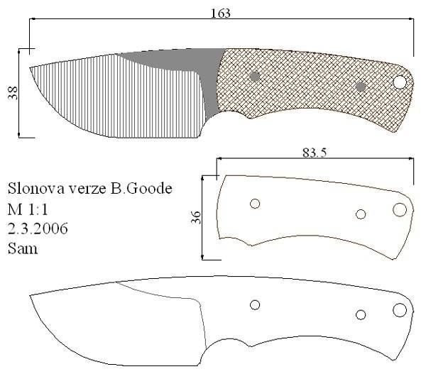 Формы клинков для ножей чертежи: Чертежи ножей, 280 вариантов.