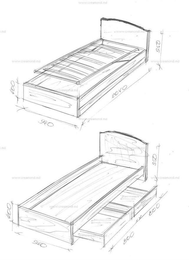 Кровать деревянная своими руками чертежи: Чертежи кроватей из дерева своими руками