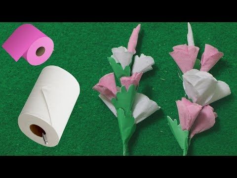 Как сделать цветы из туалетной бумаги: Цветы из туалетной бумаги просто и красиво