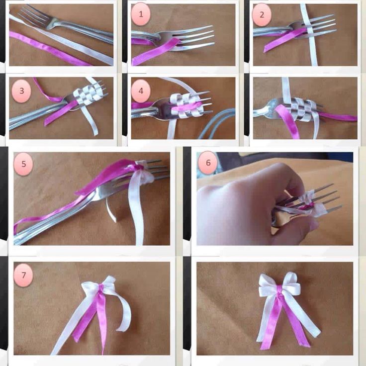 Как сделать бантик из ленты на подарок своими руками пошаговое фото: 13 способов сделать и завязать крутой бант