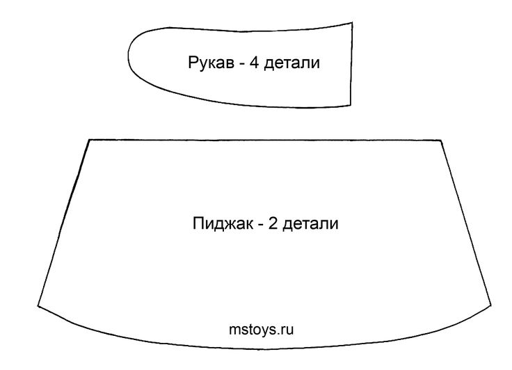 Выкройки для куклы: Выкройки одежды для кукол-детей, мастер классы / Бэйбики