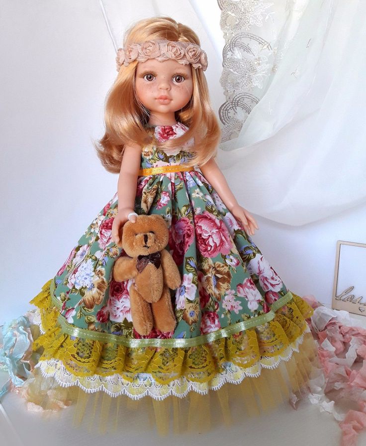 Платье для кукол своими руками: Платье для куклы за 5 минут без шитья своими руками | Самошвейка