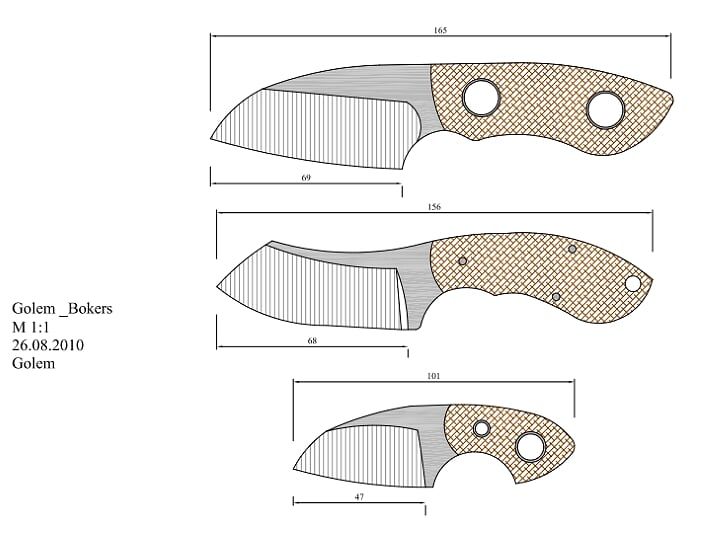 Формы клинков для ножей чертежи: Чертежи ножей, 280 вариантов.