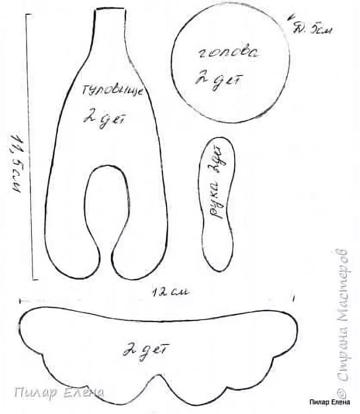 Тряпичные куклы своими руками выкройки: Тряпичная кукла своими руками. Выкройки, мастер класс