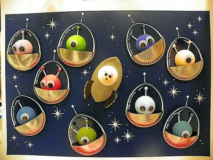 Космос поделки для детей: Архивы Поделки ко Дню Космонавтики: 100 идей на тему Космос