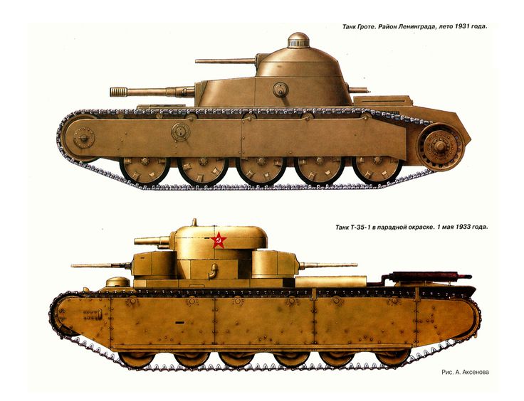 Т 35а танк: Тяжелый танк Т-35А - парк Патриот