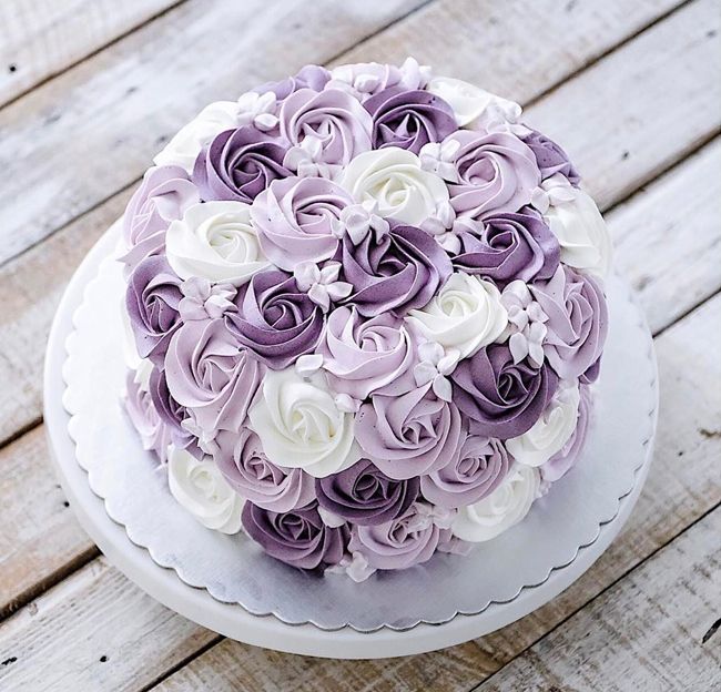 Фото торт цветы: Невероятно красивые весенние торты-цветы (35 фото)