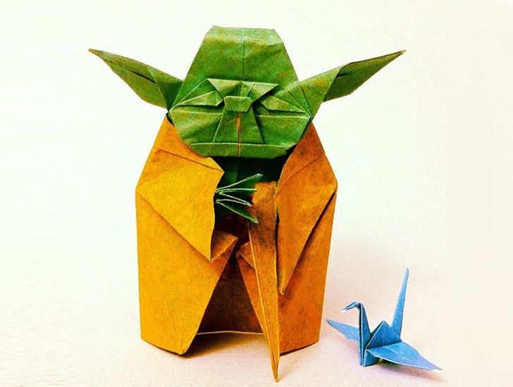 Оригами йода: Yoda Origami | Origami stars, Cute origami, Origami