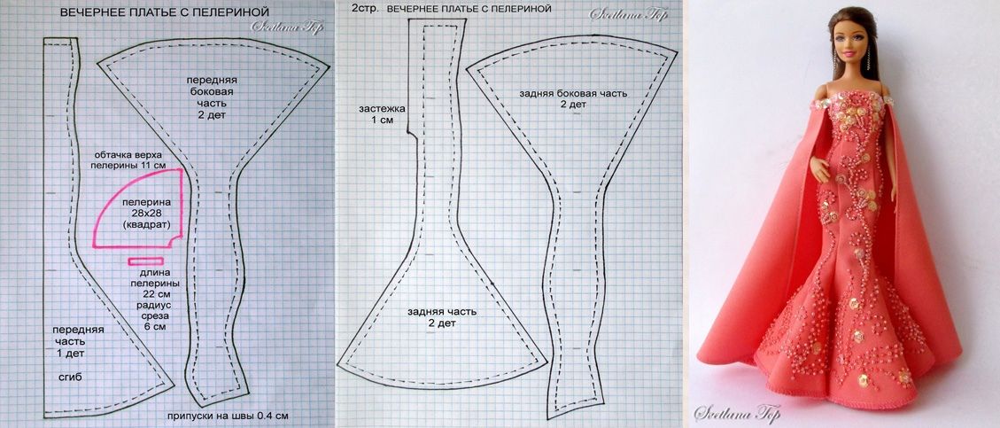 Как сшить барби одежду: Одежда для барби своими руками, обо всех тонкостях в деталях