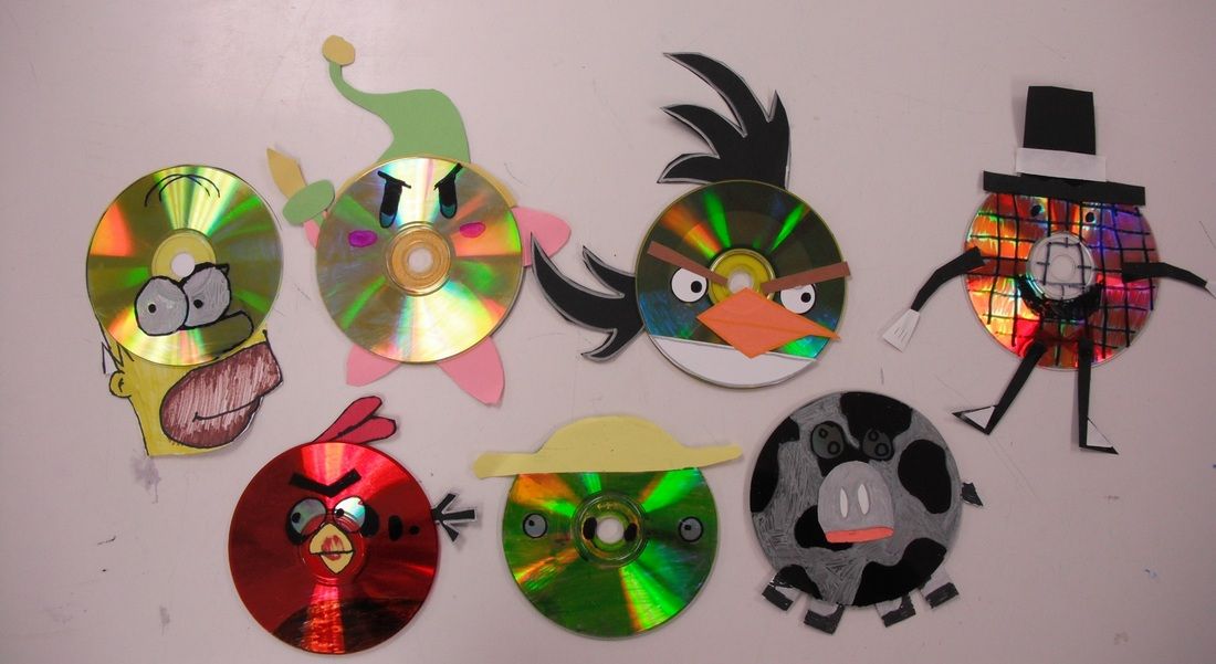 Поделки из музыкальных дисков своими руками: Поделки из сд и двд дисков своими руками, для дома, фото идеи