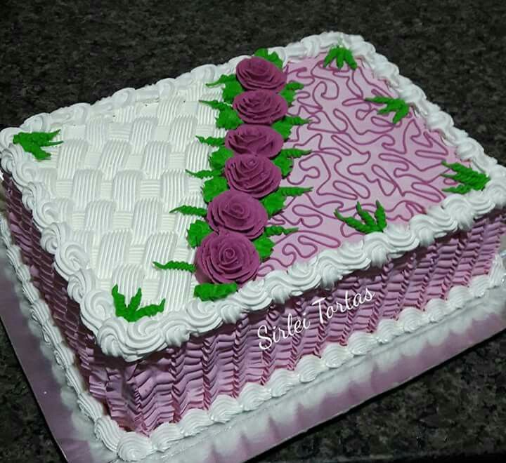 Как украсить квадратный торт кремом: Украшение квадратного торта кремом - 65 фото