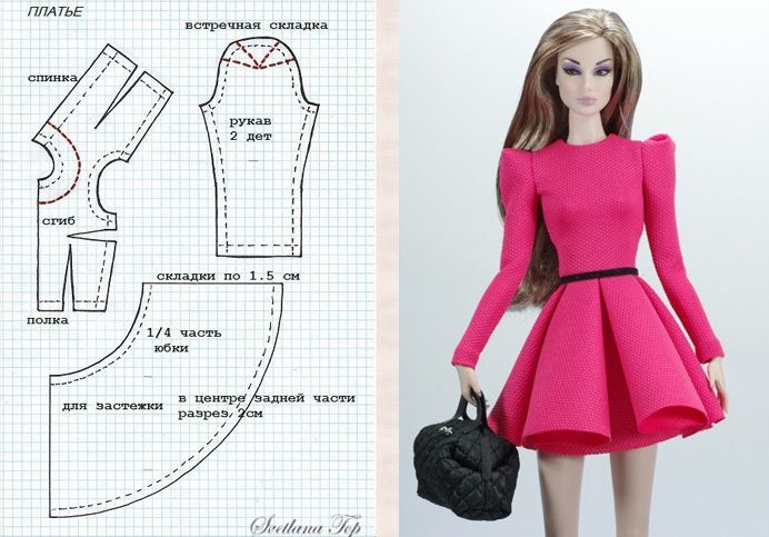 Одежда для барби сами шьем: DIY - Одежда для кукол Барби (своими руками)