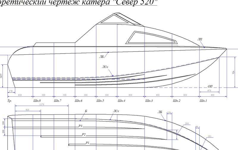 Чертежи моторных лодок: Проект моторной лодки 5 метров, чертежи. Построить самодельную мотолодку из фанеры