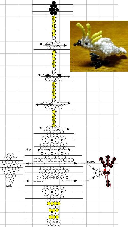 Схема животных плетения из бисера: Схемы животных в технике "Параллельное плетение" | biser.info - всё о бисере и би…