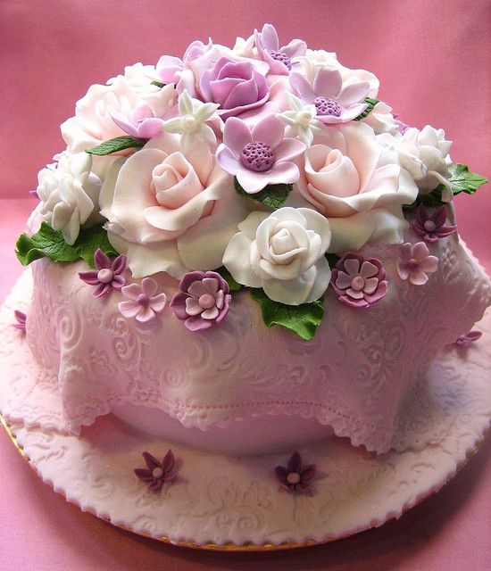 Фото красивые торты с мастикой: Торт из мастики (52 фото)
