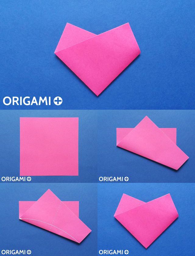 Как сделать из оригами сердечко: ОРИГАМИ СЕРДЦЕ | Tipos de origami, Instrucciones de origami, Tutorial de origami