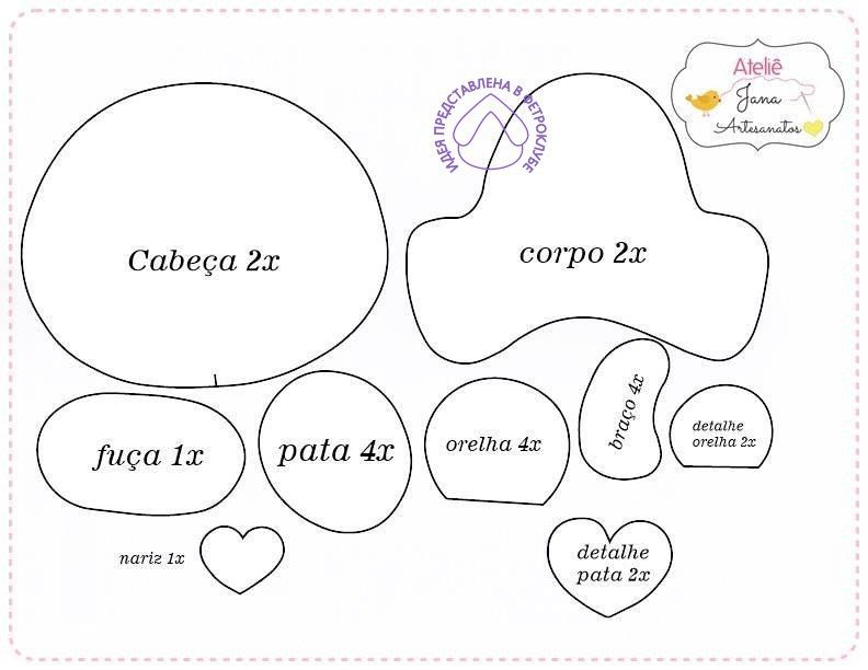 Выкройки поделки из фетра своими руками выкройки: Игрушки из фетра. Схемы и выкройки фетровых игрушек для начинающих