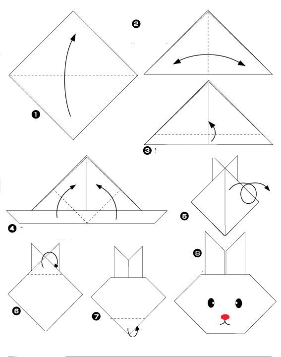 Самые простые оригами из бумаги для начинающих: Схемы простых оригами для вас и вашего ребенка (20 картинок) » Триникси