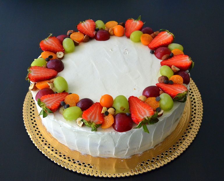 Украшение из фруктов торта: Украшение торта фруктами — 33 варианта, как оформить торт фруктами (киви, персиками, абрикосами, апельсинами и …