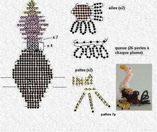 Поделки из бисера на тему осень со схемами и описанием: Как сделать дерево из бисера. Схемы, описание, мастер-класс