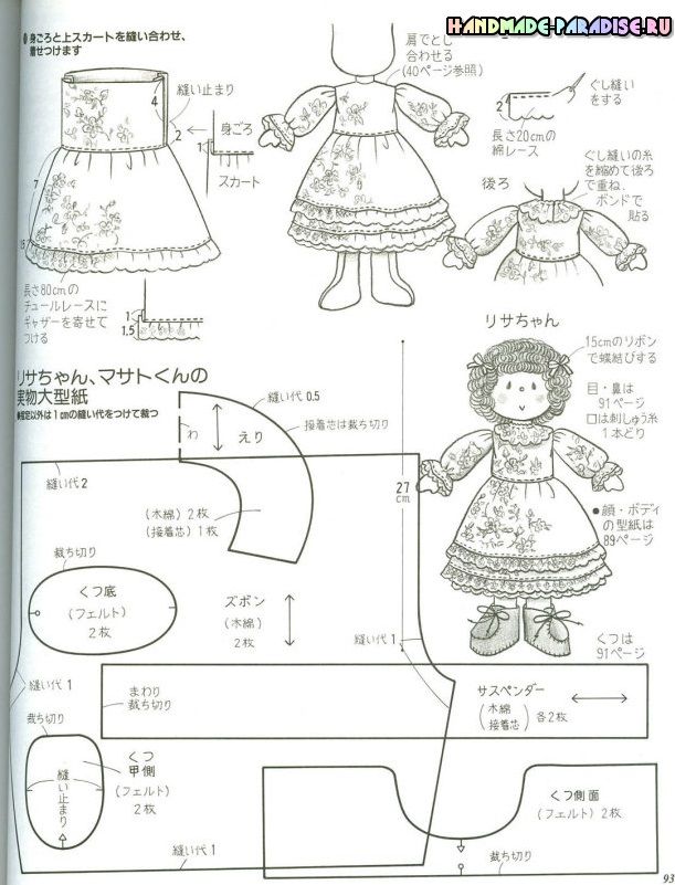 Тряпичные куклы своими руками выкройки: Тряпичная кукла своими руками. Выкройки, мастер класс