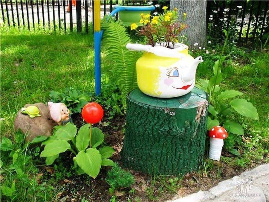 Поделки для территории детского сада: Поделки на улицу в детский сад своими руками (62 фото)