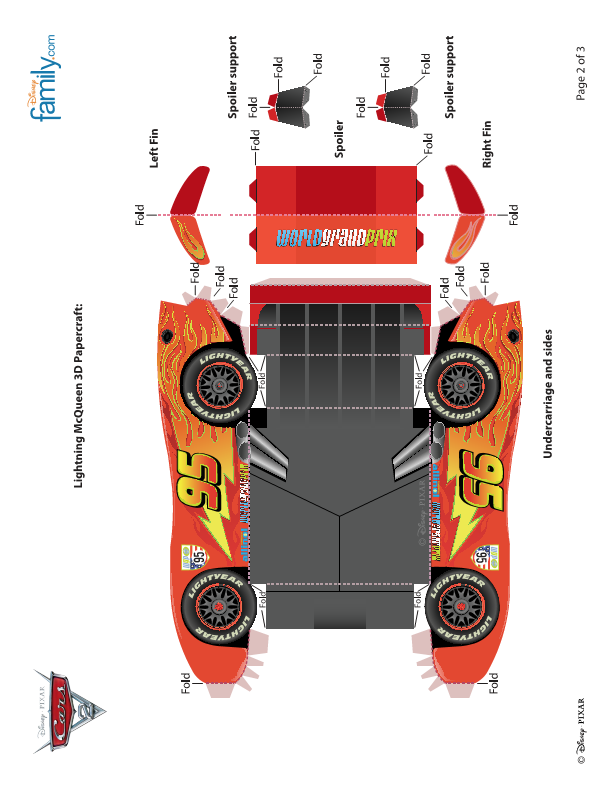 Как сделать из бумаги молнию маквина: Молния Маккуин / Lightning Mc Queen (Тачки 2 / Cars 2) из бумаги, модели сборные бумажные скачать бесплатно - Легковая машина - Гражданская техника - Каталог моделей