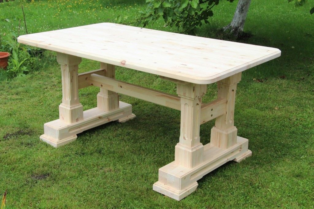 Стол своими руками из дерева фото для кухни: деревянный стол для кухни из массива дерева