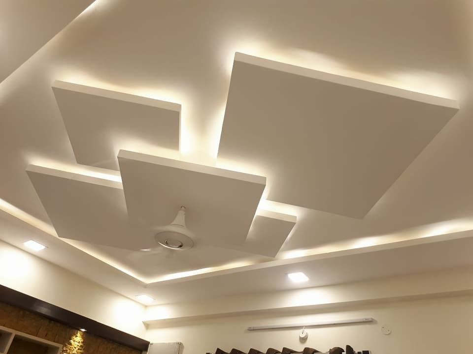 Потолки из гипса фото в зал: Потолки из гипсокартона (80 фото) – Дизайн потолков для разных комнат