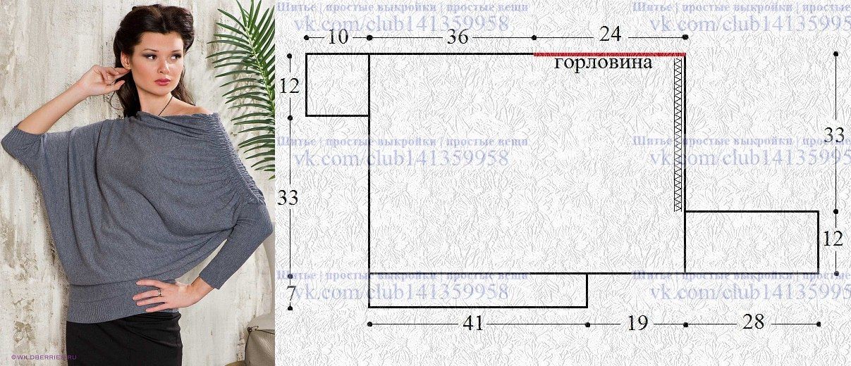 Как сшить пуловер из трикотажа своими руками: Как шить пуловеры своими руками: мастер-классы от Burda