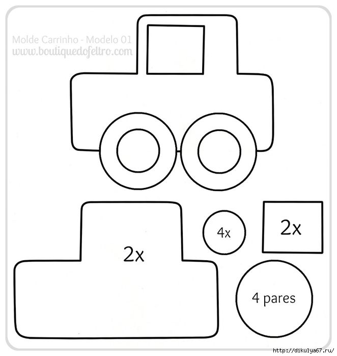 Выкройки из фетра транспорт: Выкройки из фетра транспорт - картинки