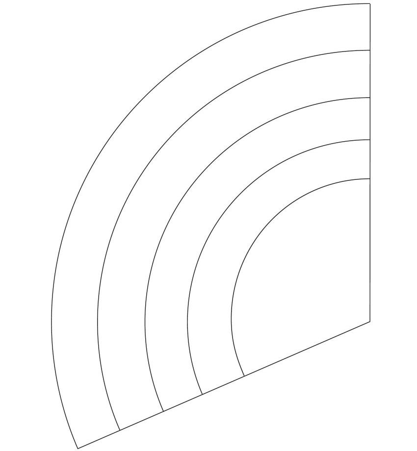 Как из бумаги сделать полукруг: Как сделать объемный круг из бумаги