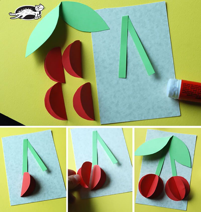 Поделки для детей 4 лет из цветной бумаги: Поделки из бумаги для детей 4-5-6-7 лет. Пошаговые мастер-классы.