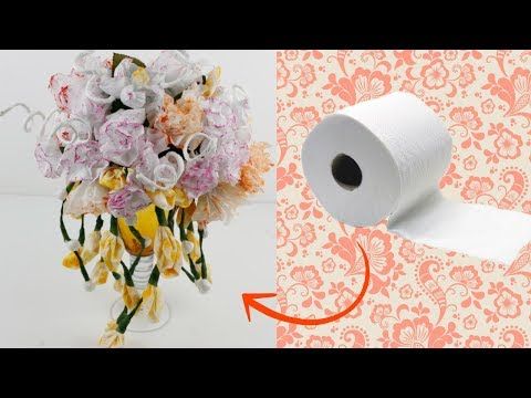 Как сделать цветы из туалетной бумаги: Цветы из туалетной бумаги просто и красиво