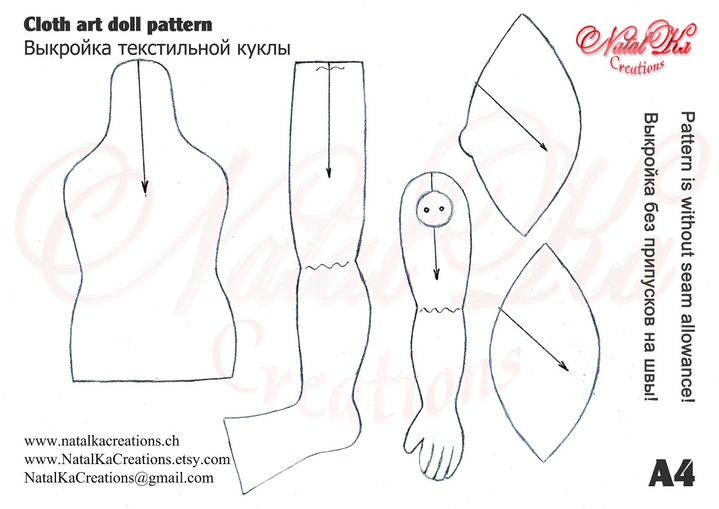 Куклы ручной работы из текстиля выкройки: Выкройки текстильных кукол разных мастеров | all Dolls