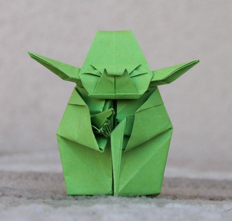 Оригами йода: Yoda Origami | Origami stars, Cute origami, Origami