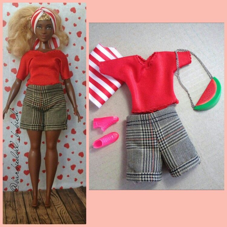 Одежда для кукол из ткани: Как сшить одежду для куклы: для тех, кто не умеет строить выкройки | Журнал Ярмарки Мастеров